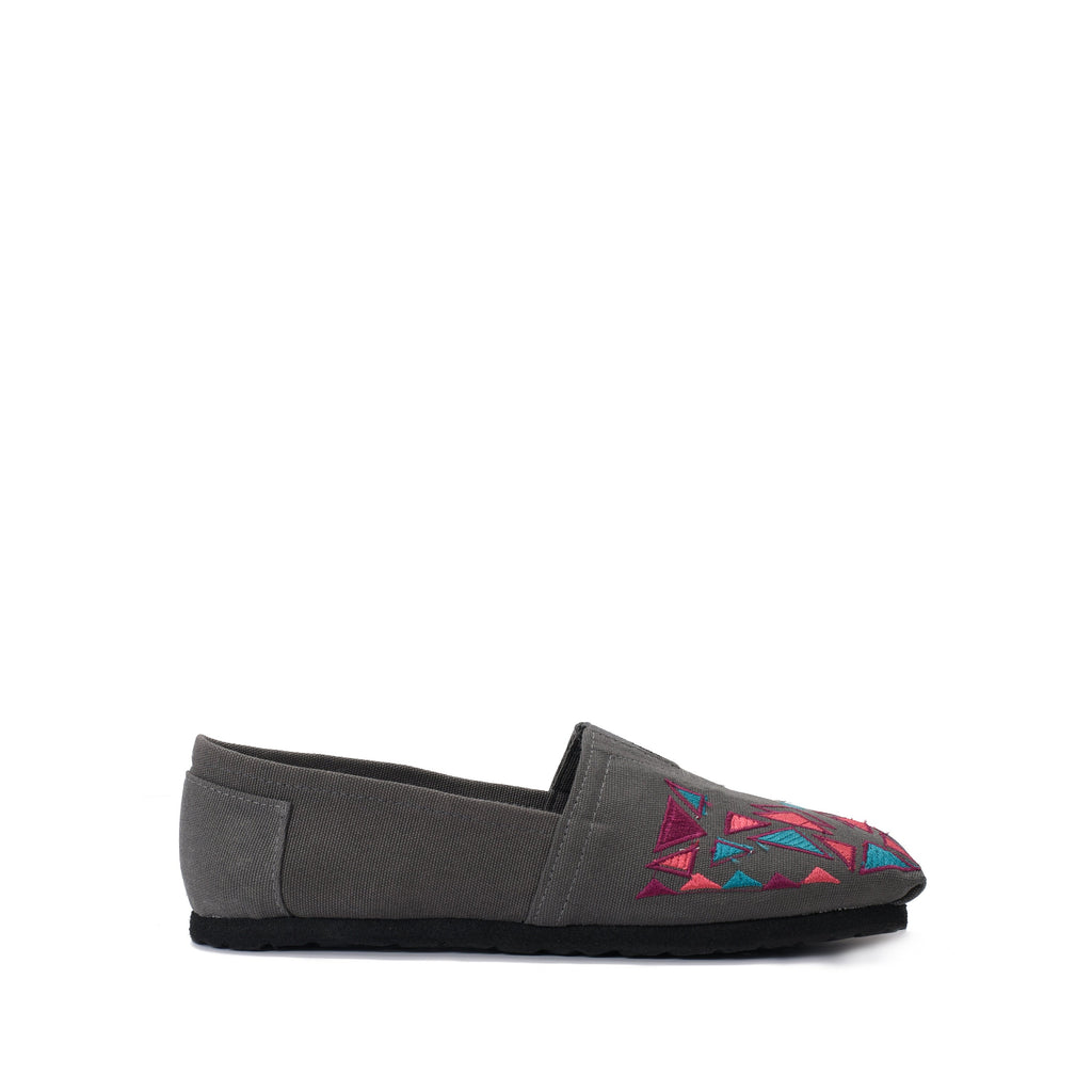 Espadrilles Geometric Grey Bypavo
