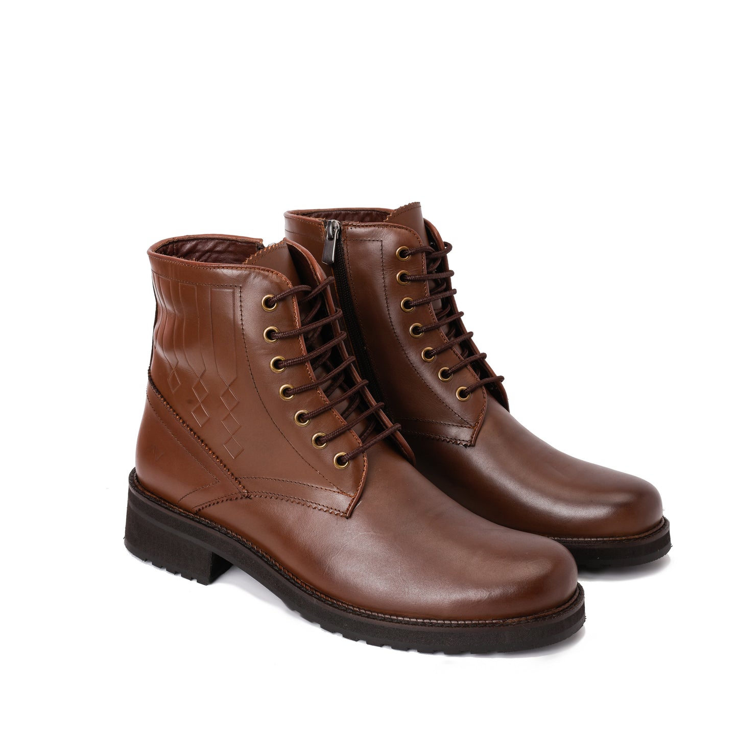Men Brown Boots -7011