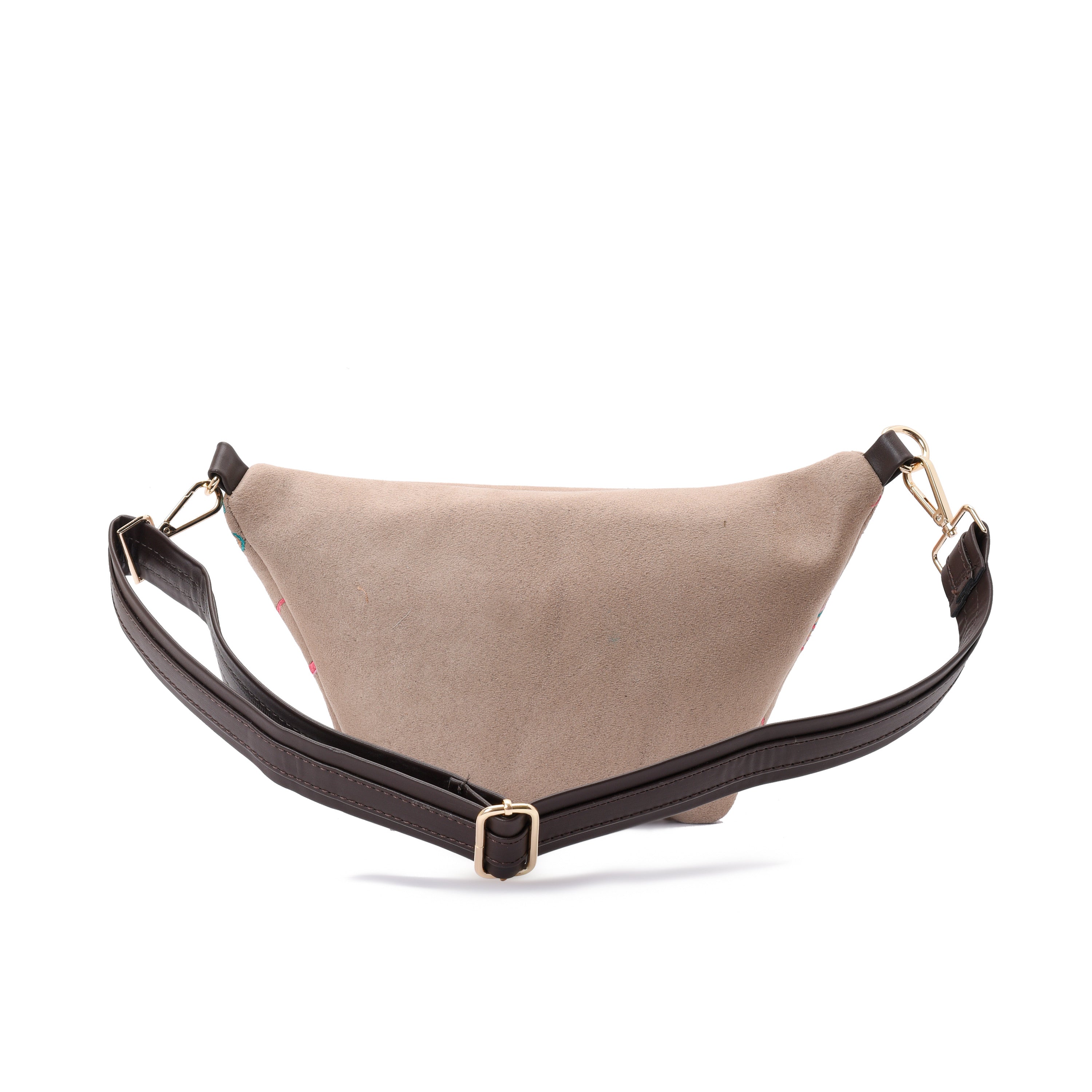 Fanny pack Indian Beige with Flowery - PAVO Egypt