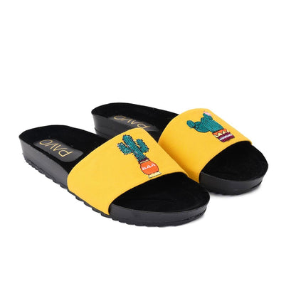 Slippers Cactus Yellow