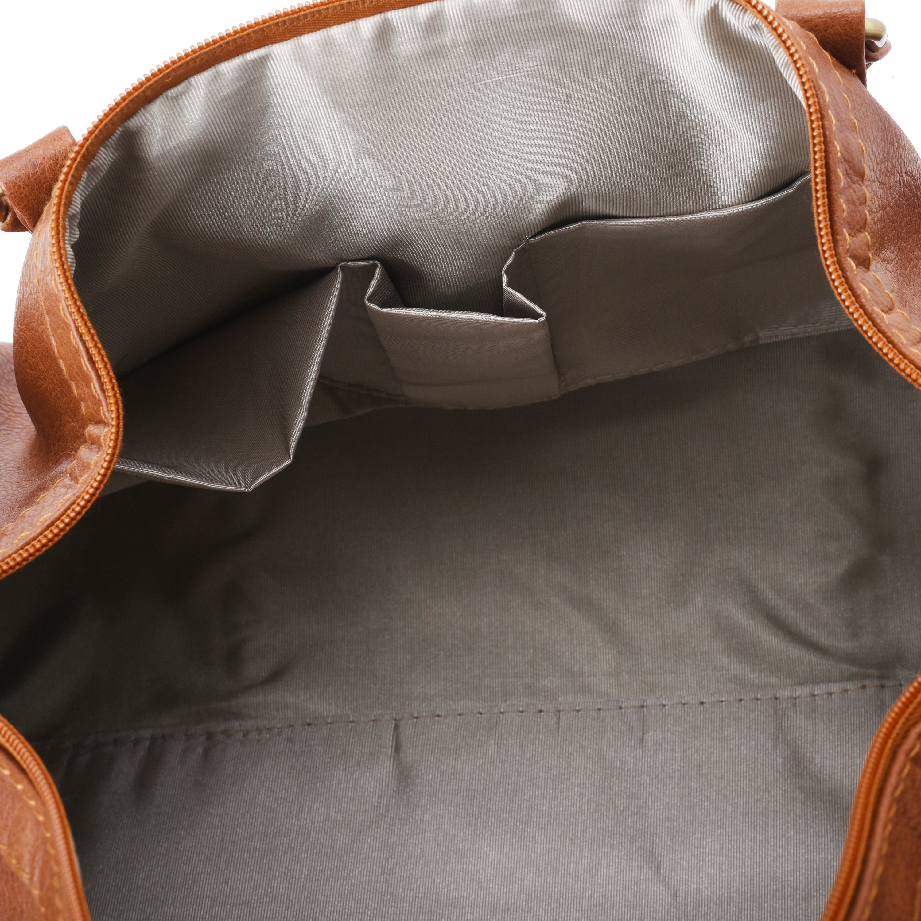 Duffle Bag Leather Brown pavoegypt