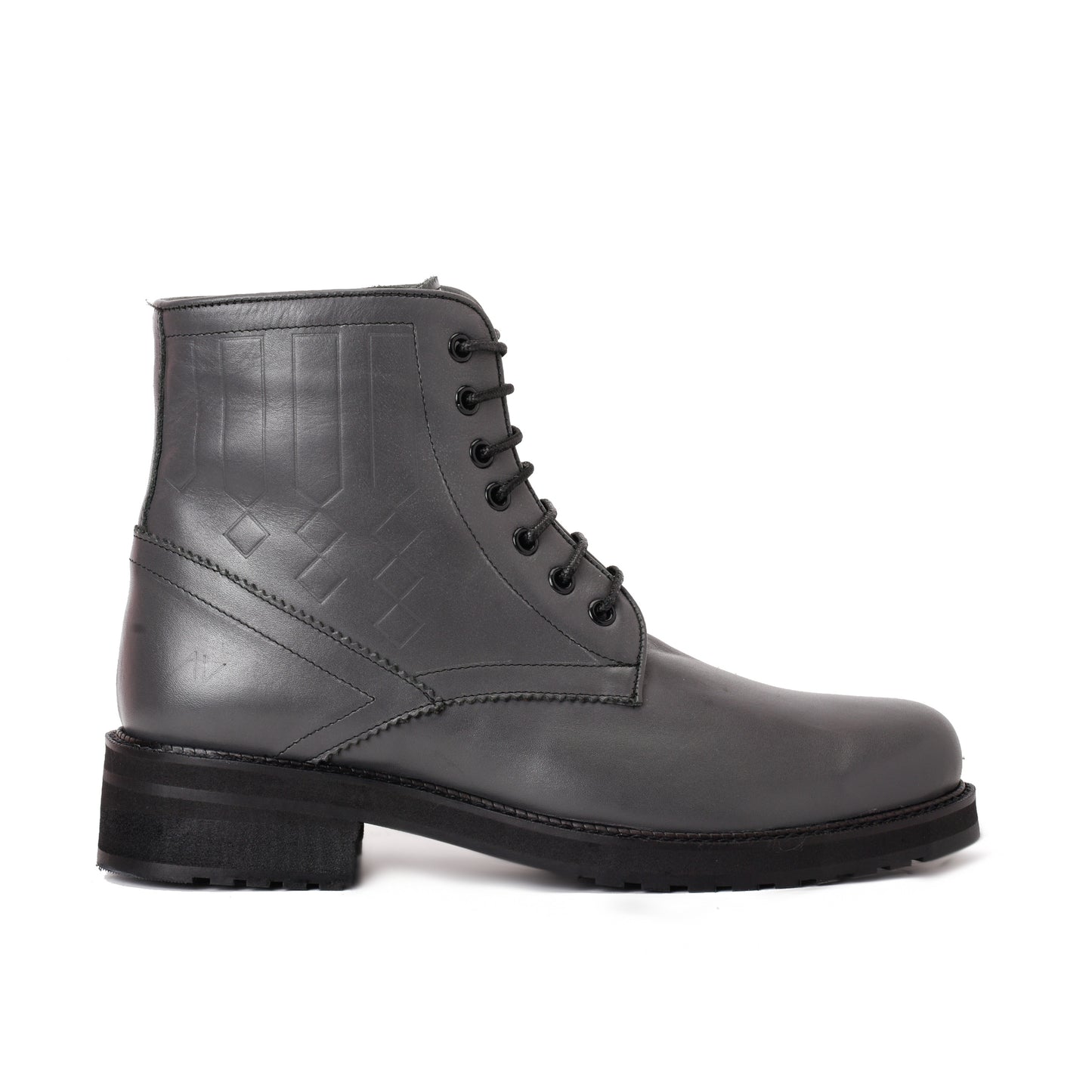 Men Grey boots -7012