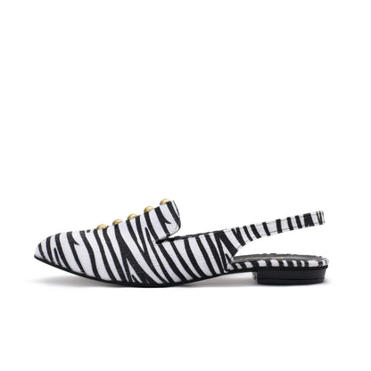 Espadrilles Sira with Black and white