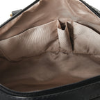 Duffle Bag Leather  Indian Black with multi colored pavoegypt