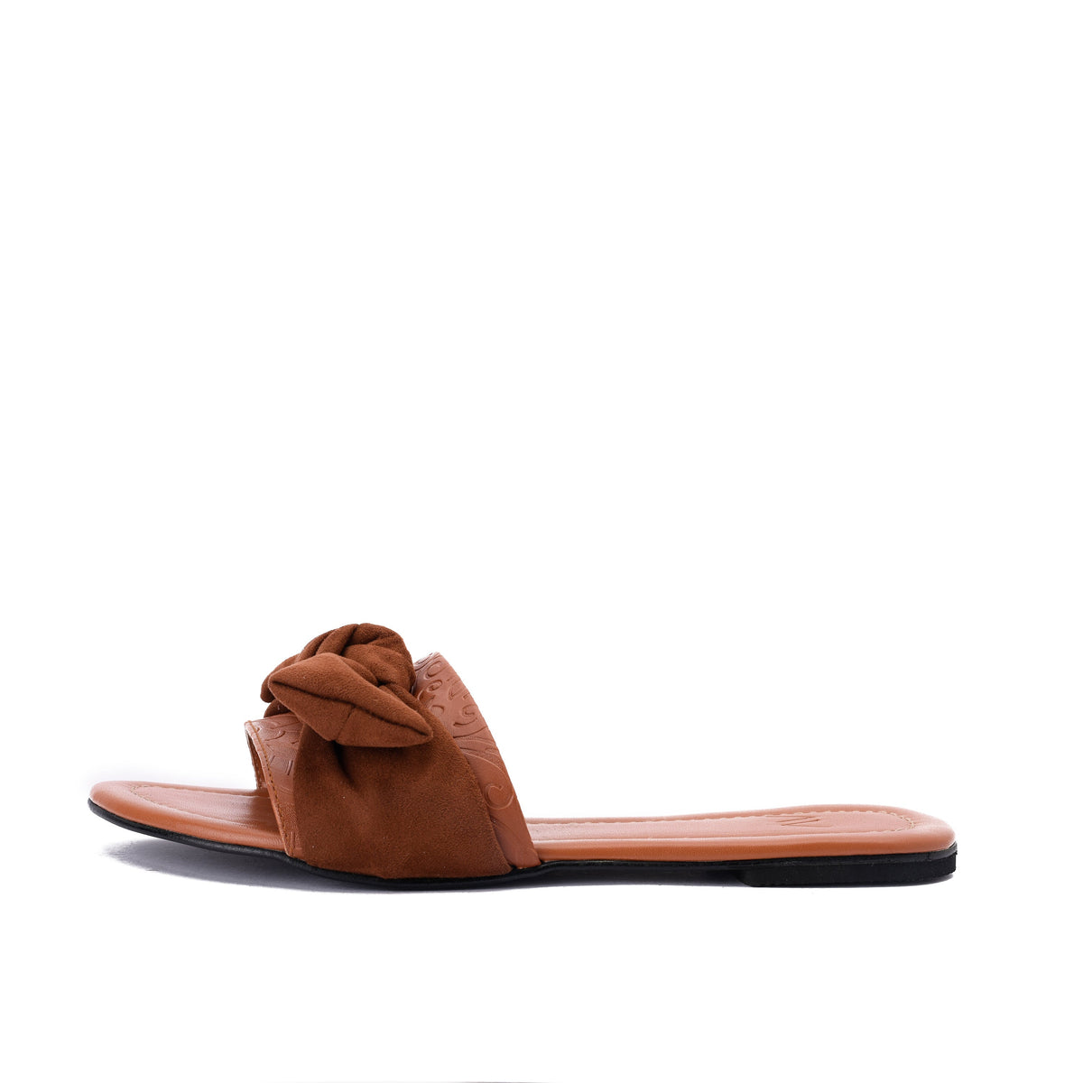 Slippers Bow Brown pavoegypt
