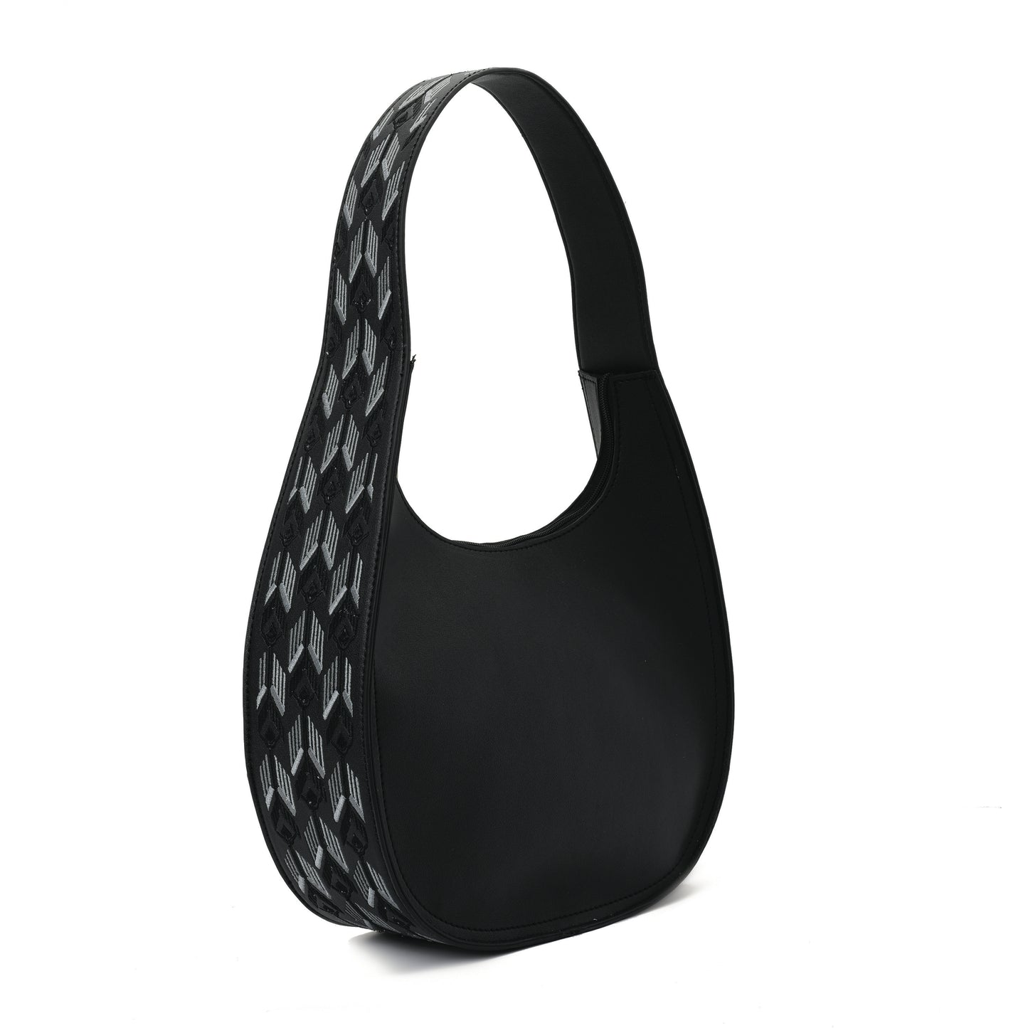 Round Black Handbag -Code 906