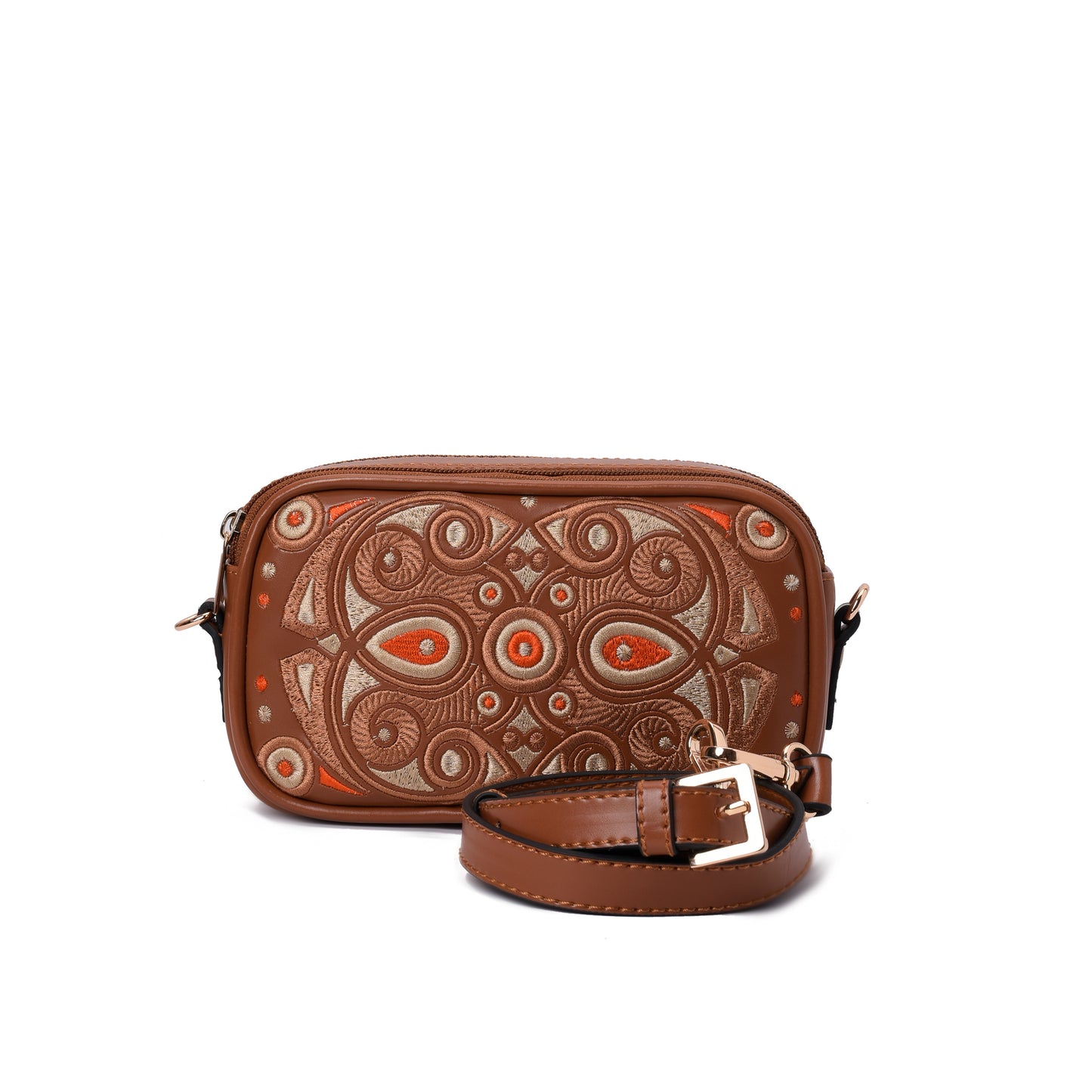 Burst Brown Handbag - Code 944