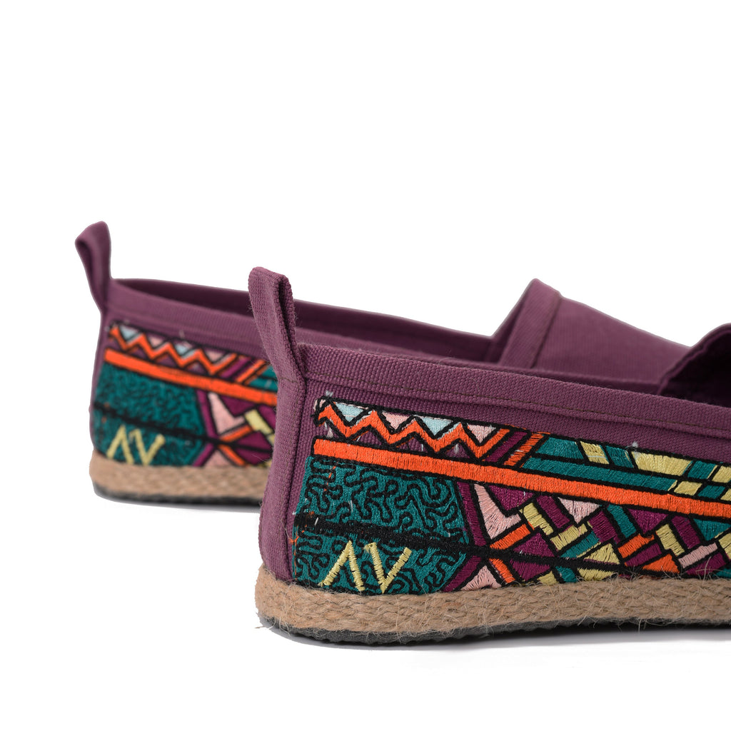 Espadrilles Carre Violet Bypavo