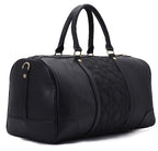 Duffle Bag Leather Black with Mamluk stars - PAVO Egypt