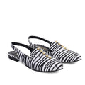 Espadrilles Sira with Black and white Bypavo