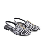 Espadrilles Sira with Black and white Bypavo