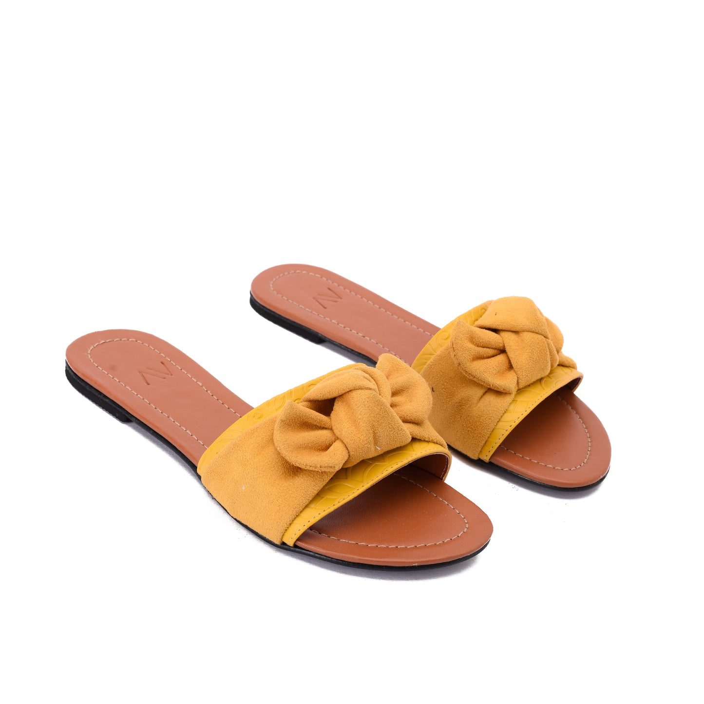 Slippers Bow Mustard