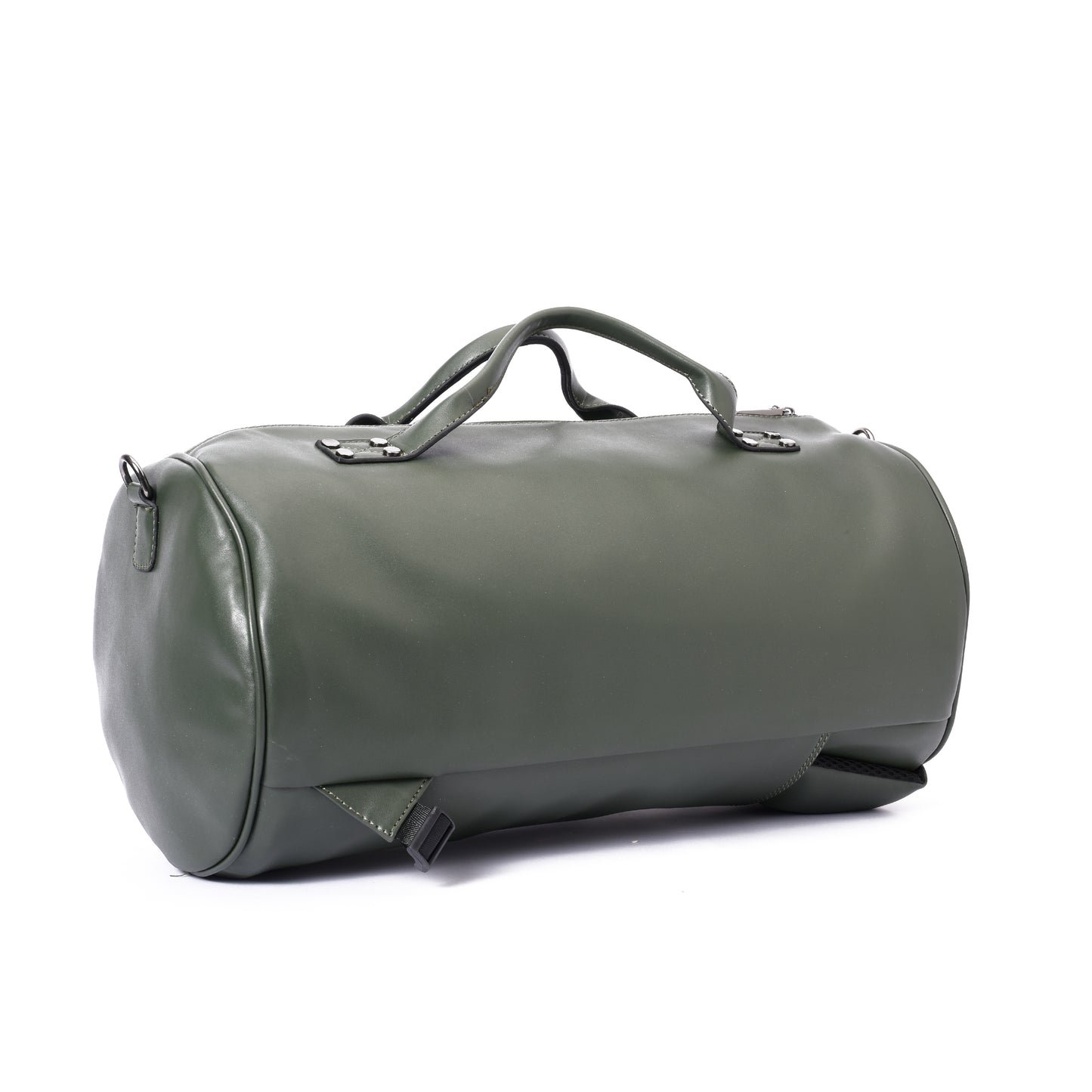 Backpack Duffle Olive Green leather -312