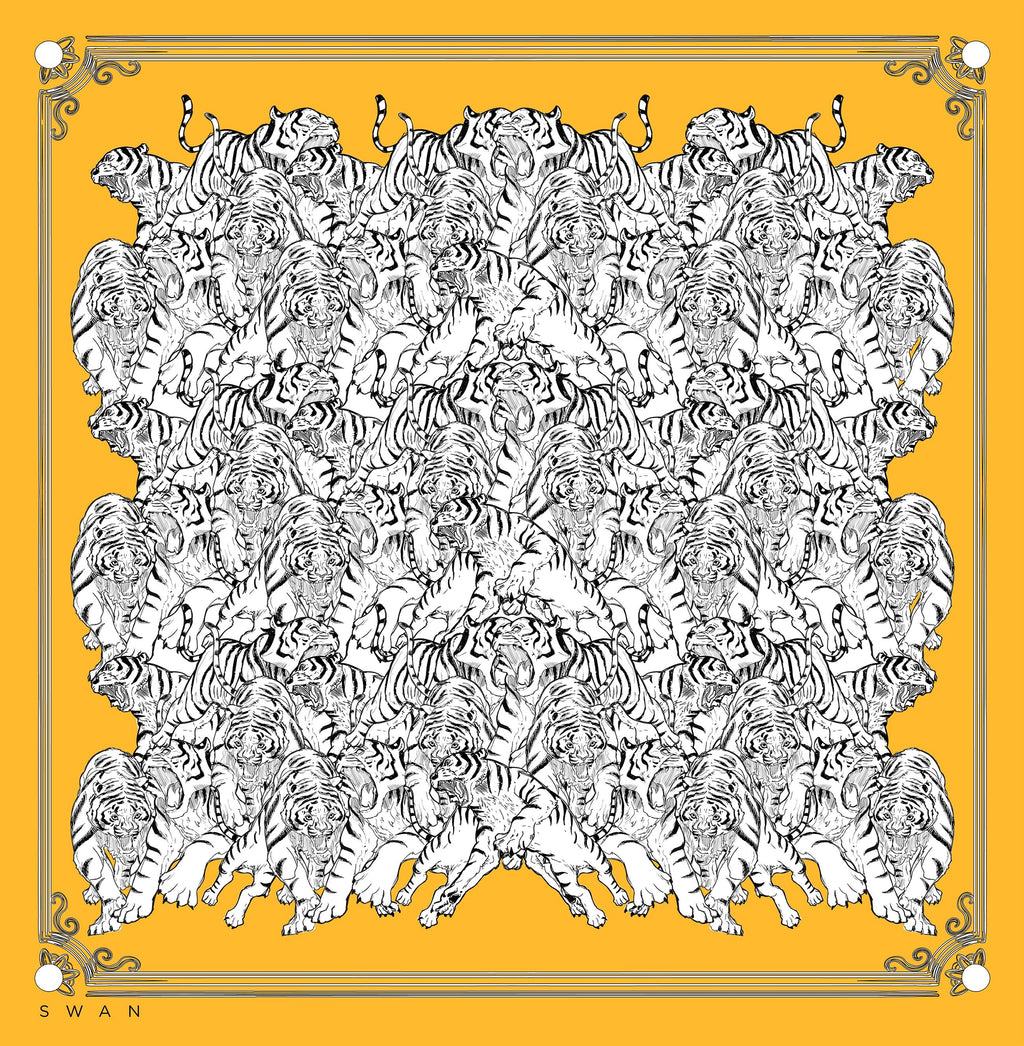 Scarf Persian Tigers BySwan