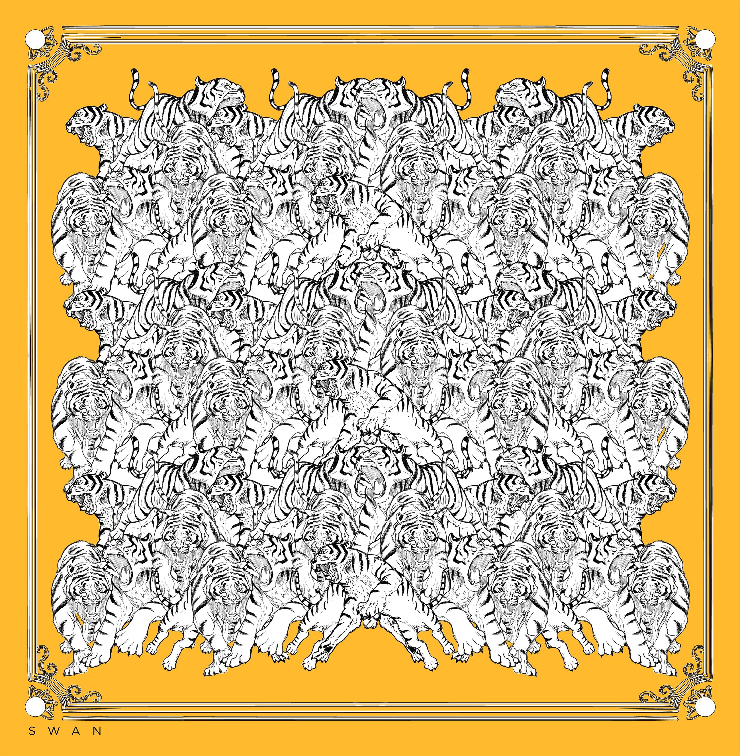 Scarf Persian Tigers BySwan